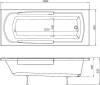 Акриловая ванна Aquanet Extra 170x70 фото 4