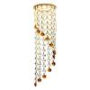 Встраиваемый светильник Ambrella light Crystal K3440 CL/BR/G