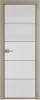 Межкомнатная дверь Profil Doors 5 AX цвет профиля Никель матовый, стекло безопасное 6 мм мору осветленное 800x2000