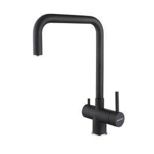 Смеситель для кухни Paulmark Wetter We213030-BLM черный