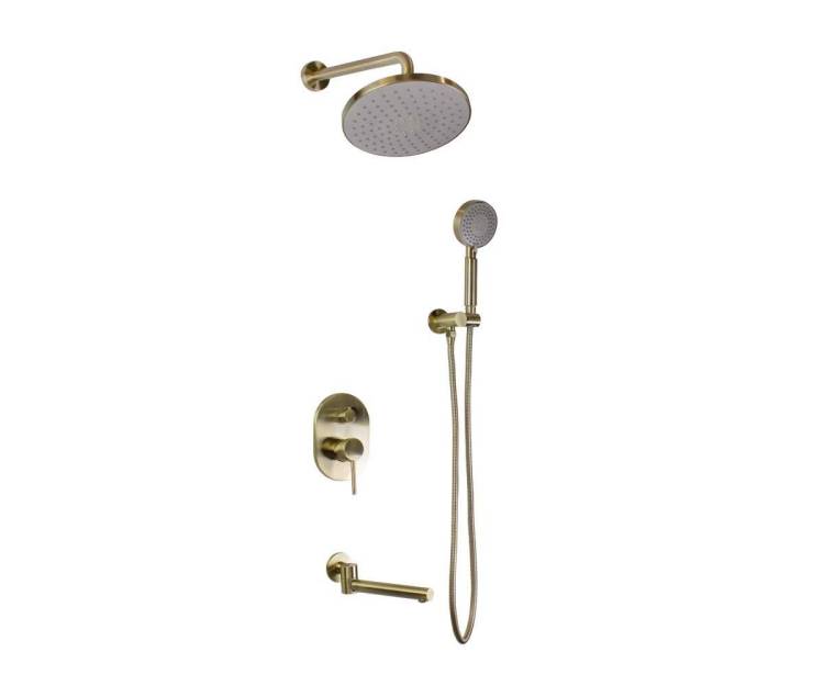 Душевой комплект Bronze de Luxe Scandi 14582BR бронза
