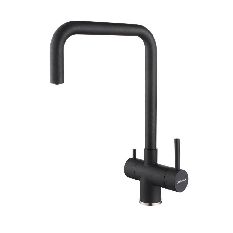 Смеситель для кухни Paulmark Wetter We213030-BLM черный
