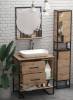 Шкаф-пенал 1MarKa GRUNGE LOFT 35Н/П Ц0000007988 Бежевый фото 2