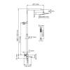 Душевой комплект Wasserkraft A199.118.103.087.CH Thermo с термостатическим смесителем, хром фото 3