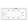 Акриловая ванна Excellent Aquaria 170x75 "ULTRA" (бронза) фото 2