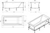 Акриловая ванна Roca Easy 150x70 фото 11