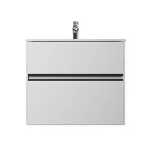 Тумба с раковиной AM.PM Sense M7BFUX0802WG 2 ящика, белая, 80см