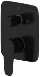 Смеситель для ванны Bravat Source PB8173218BW-2-ENG черный