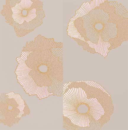 Панно Creto Mono 06-01-1-36-03-13-2434-0 Golden Flowers (Комплект 2 шт) 60x60