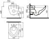 Комплект Унитаз подвесной Bien Ion безободковый + Система инсталляции для унитазов Ideal Standard ProSys с кнопкой цвета хром фото 5