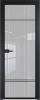 Межкомнатная дверь Profil Doors 4 AX цвет профиля Черный, стекло безопасное 6 мм страйп 700x2000