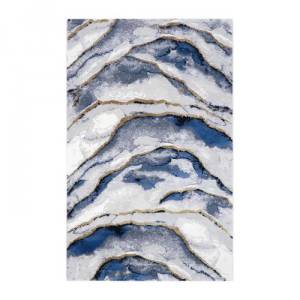 Ковер Linea Terra 23433B BLUE/GREY Прямоугольник 0.8x1.5