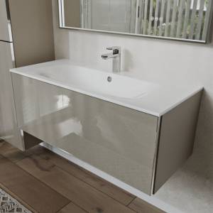 Тумба с раковиной Terminus Vega VEG101001200501OSL капучино, 100x38