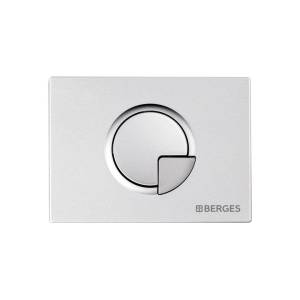 Кнопка смыва Berges Novum 40022 R2 хром, матовый