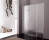 Душевая дверь в нишу Cezares VERONA-W-B-13-30+60/60-P-Cr-L профиль хром, стекло матовое, 150x195