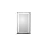 Зеркало BelBagno SPC-KRAFT-500-800-LED-TCH-WARM-NERO с подсветкой, сенсорным выключателем и подогревом, 80x50