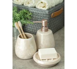 Набор аксессуаров для ванны Bath Plus Pietra W-CE2242BA-SET3 бежевый