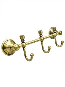 Крючок Bath Plus Bronx gold BXG-65705-3 тройной, бронза