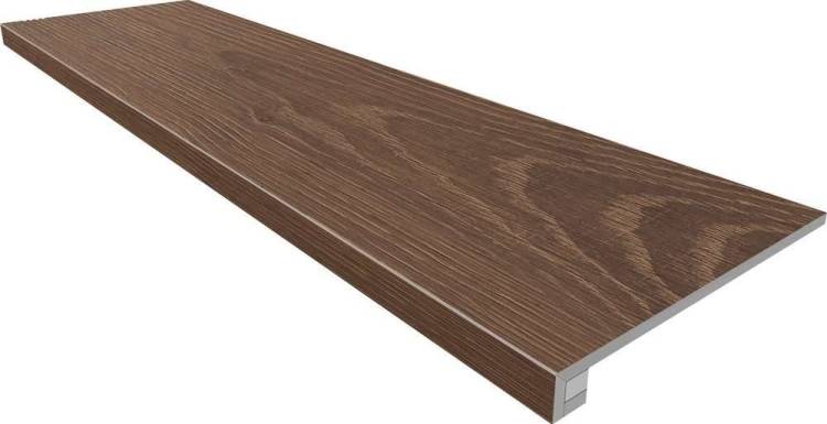 Ступень Ametis by Estima Alavesa 70542 Set/Steptrade/AV04_NS/33x160/Riser/AV04_NS/14,5x160 неполированная с бортиком 33x160 + Подступенок 14.5x160