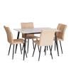 Стул Tetchair Bari LT 24842 бежевый, экокожа фото 6