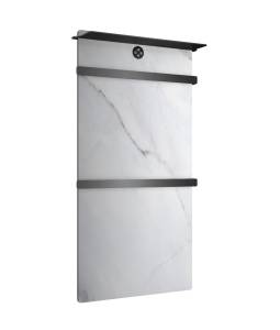 Полотенцесушитель электрический Wonzon & Woghand Stuttgart WW-A504W-GM белый мрамор, темный графит