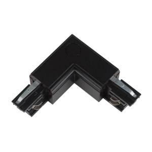 Соединитель для шинопроводов L-образный внутренний Uniel UBX-A22 Black