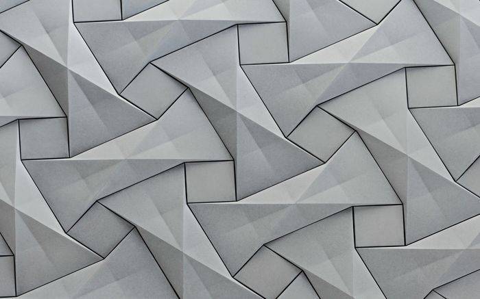 3D Фотообои Artegrafico «Мозаика из квадратов» POL-012 канвас