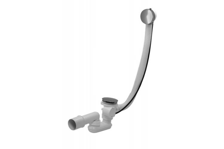 Слив-перелив Vega V55К Гл000006762 60 см, полуавтомат, хром глянец