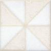 Вставка Kerama Marazzi Амальфи STG/B407/1266 орнамент белый 9.9x9.9