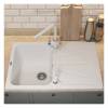 Мойка кухонная Uperwood Quartz UPD-04 3910202112 белая, 78x51 фото 2