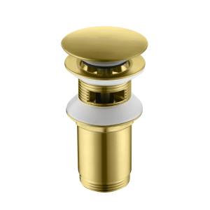 Донный клапан Timo 8011/20 золото шлифованное
