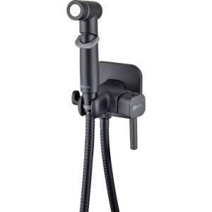 Гигиенический душ Lemark Solo LM7165BL черный матовый, со смесителем, с внутренней частью