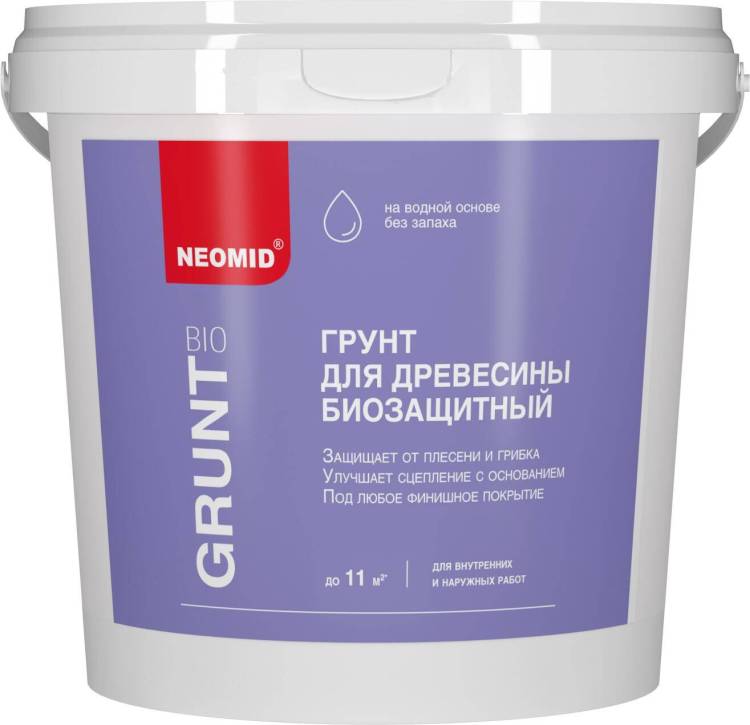 Универсальный деревозащитный акриловый грунт Neomid Bio Grunt 1 л