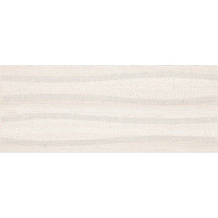 Декор Beryoza Ceramica Турин №1 Волна Светло-Бежевый 20x50