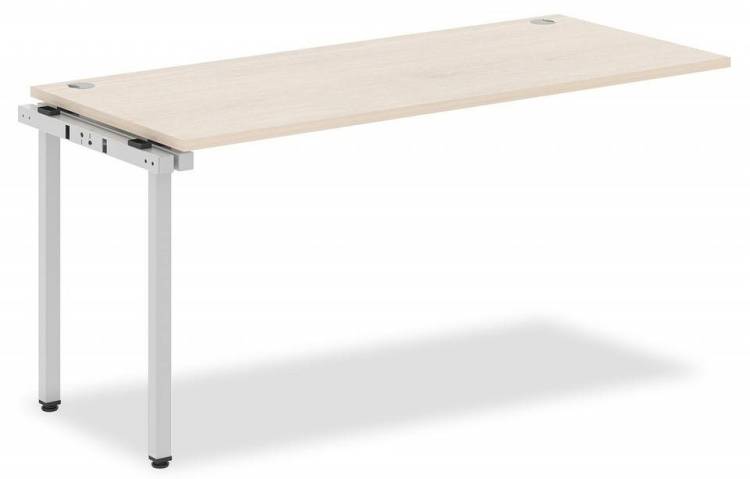 Стол приставной Skyland Xten-S 00-07072514 Бук Тиара/Алюминий