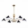 Люстра подвесная ST Luce MINNE SL1801.313.06 Античная бронза/Черный E14 6*60W фото 2