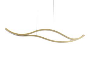 Подвесной светодиодный светильник Newport Loren 15205/S brass