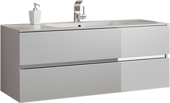 Тумба для комплекта Sanvit Кубэ-2 120 белый глянец
