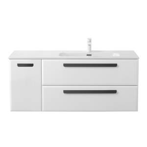 Тумба под раковину Cezares ECO-CER-N-1200-2C-1A-SO-BL-R Bianco Lucido, 120x45.7x50