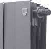 Радиатор биметаллический Royal Thermo Piano Forte 500 VDR silver satin, 10 секций, серебристый фото 4