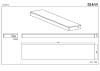 Полка Black&White GA-9615C хром фото 2