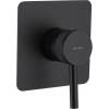 Смеситель для душа Allen Brau Priority 5.31012-31 X1 с внутренней частью, черный матовый