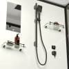 Душевая кабина Niagara Standart ST120/90/15Q/BL корпус черный матовый, стекло прозрачное, 120х90х215 фото 9