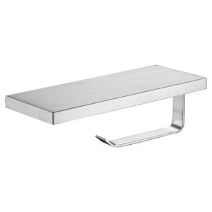 Держатель для туалетной бумаги Wonzon & Woghand WW-V2801-CR с полкой, хром