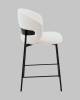 Стул полубарный Stool Group Блейз LV-109-S000-P-01 белый, букле фото 5