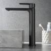 Смеситель для раковины Black&White UK8302B 8302BUK высокий, Matt Black фото 3