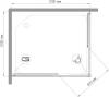 Душевой уголок Royal Bath HPD RB1120 HPD-T-CH 120x100 фото 4