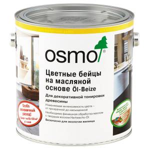 Цветные бейцы на масляной основе Osmo Öl-Beize 3514 графит 2.5 л