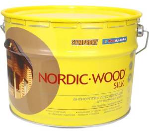 Антисептик Symphony Nordic Wood Silk махагон 9 л