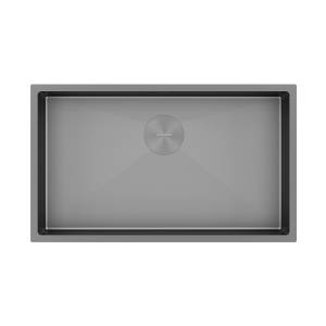 Мойка кухонная Paulmark Next 74 Uni PM217444-MG Матовый Серый, 74x44